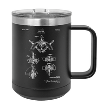 Load image into Gallery viewer, Ship Wheel - MUG - engraved Insulated Stainless steel
