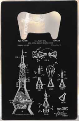 NASA Aerospace Aerial Capsule device - Bottle Opener - Metal