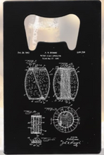 Cargar imagen en el visor de la galería, Whiskey Barrel Distillery patent - Bottle Opener - Metal
