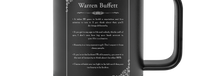 Charger l&#39;image dans la galerie, Warren Buffet Quote - MUG - engraved Insulated Stainless steel
