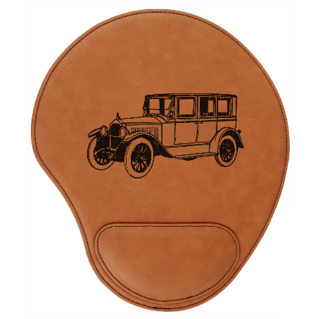 Classic Car - 1920s - engraved Leather Mouse Pad