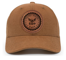 Cargar imagen en el visor de la galería, HEMP Leather Patch hat -  DESIGN YOUR OWN - Custom - Personalized
