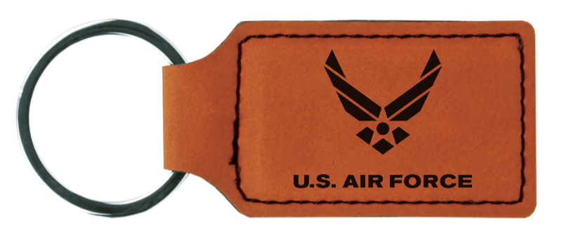 USAF United States Air Force - Engraved leather keychain... – JTM VINTAGE